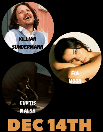 Killian Sundermann, Fia Moon and Curtis Walsh live together, a mix of talented comedy and music.